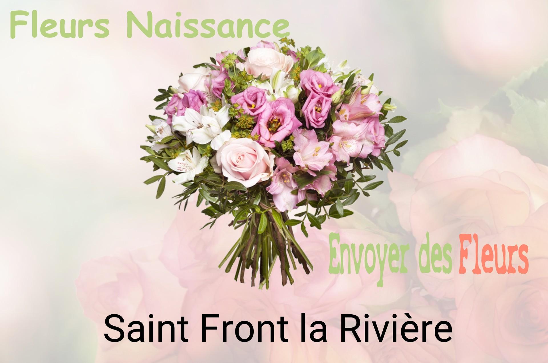 Bouquet de fleurs de naissance livré à Saint-Front-la-Rivière